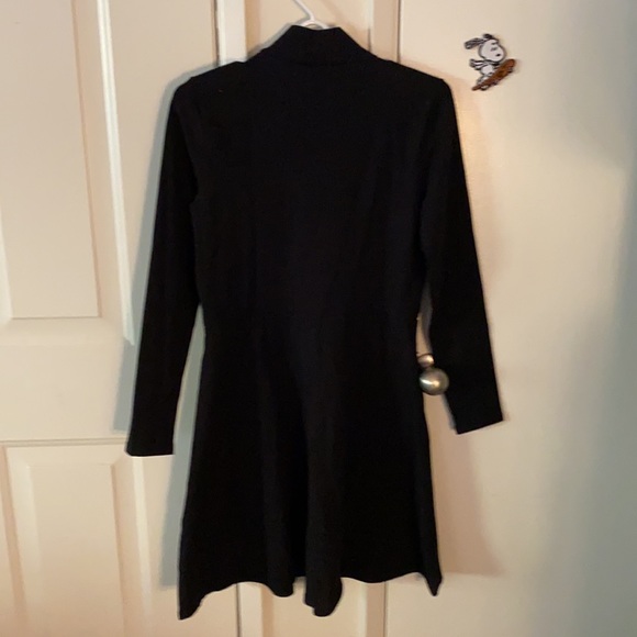 Gap, black turtleneck swing dress, size small - Picture 2 of 4